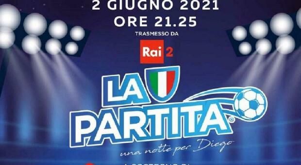La partita, stasera in tv su Rai 2, l'evento benefico che vedrà Napoli contro il resto del mondo: anticipazioni e formazioni