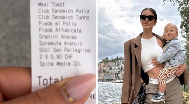 Rosa Perrotta, lo scontrino del pranzo in piazza a Lugano: «Ma quanto mi costa?». Ecco quanto ha speso