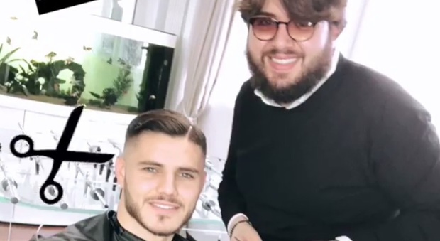 Un barbiere napoletano per Icardi: ecco il bomber dell'Inter con Paesano