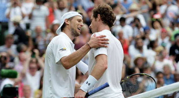 Wimbledon, Seppi strappa un set a Murray, fuori il fenomeno rasta Dustin Brown