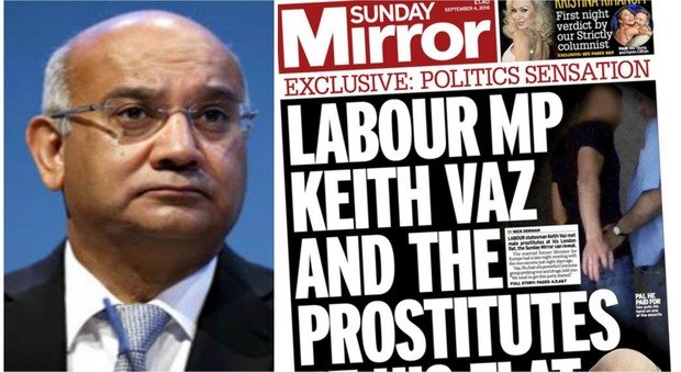 Keith Vaz e lo scandalo a luci rosse (Sunday Mirror)