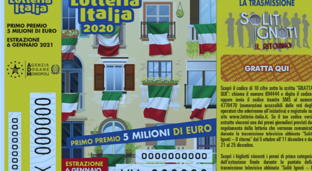 Lotteria Italia, a Pesaro 5 milioni. Nelle Marche altre 4 vincite da 25mila euro e 3 da 10mila. Ecco tutti i biglietti vincenti