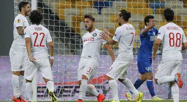 D'Ambrosio re di coppa a Kiev L'Inter vince 1-0 contro il Dnipro