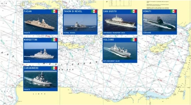 Guerra in Medio Oriente, 20 navi della Nato nel Mediterraneo: ecco dove sono le italiane