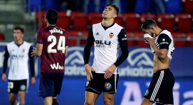 Liga, terza sconfitta consecutiva per il Valencia