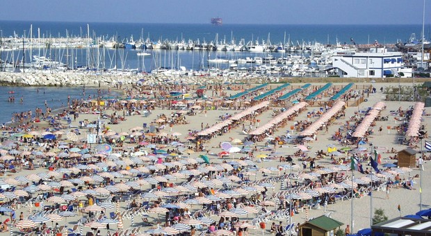 La spiaggia di Civitanova
