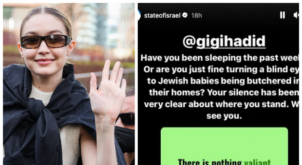 Gigi Hadid e la polemica social con Israele: «Stavi dormendo la settimana scorsa. E' chiaro con chi stai»