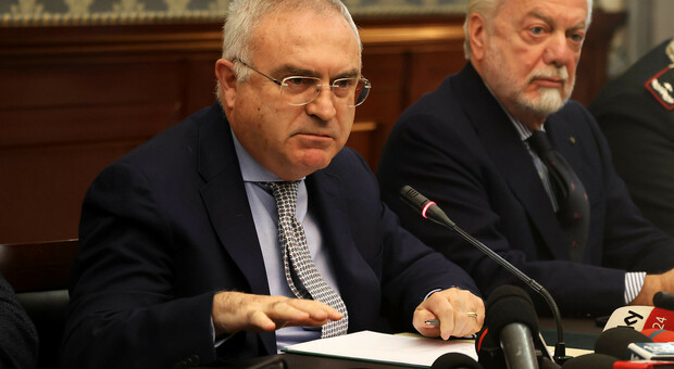 Il prefetto Claudio Palomba al recente Comitato Ordine e Sicurezza