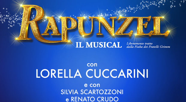 Teatro Brancaccio, Lorella Cuccarini in scena con Rapunzel il Musical