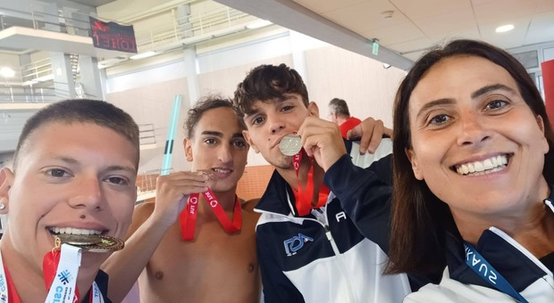 Nuoto, gare internazionali Acsi: pioggia di medaglie per i salentini in gara