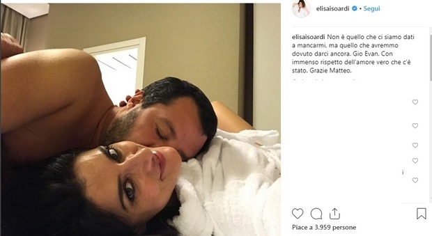 Elisa Isoardi e Salvini, addio ufficiale su Instagram: «È stato amore vero, grazie Matteo»