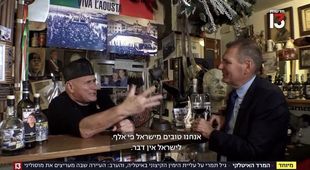 Il ristoratore di Sequals Polegato davanti alla telecamere della tv di Israele: «Ebrei strozzini, io ce l'ho con voi»