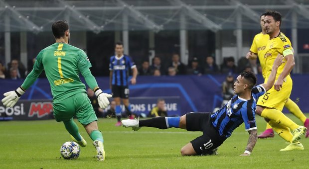 L'Inter supera il Borussia Dortmund: Lautaro e Candreva, prima gioia