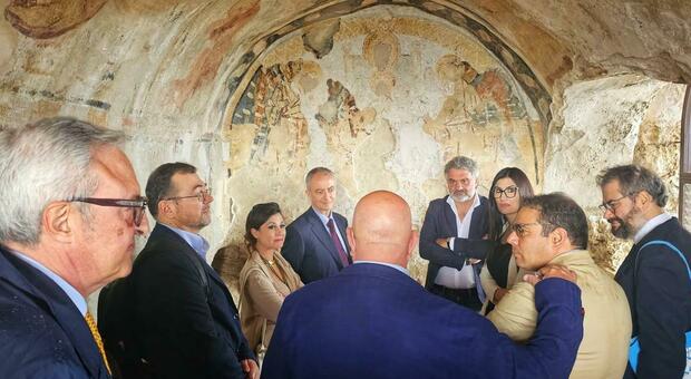 Tornano a splendere gli antichi affreschi di Monte Sant’Angelo a Terracina