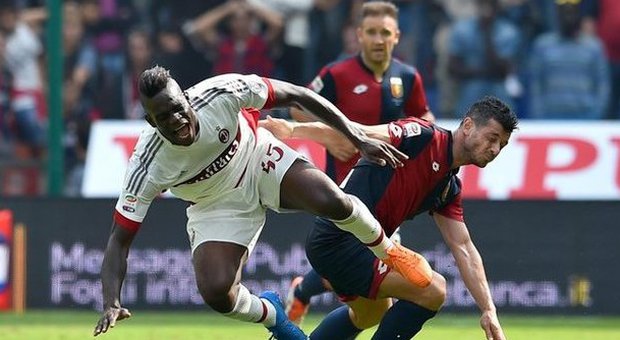 Genoa-Milan 1-0, stavolta Balo non basta: Dzemaili subito in rete, espulso Romagnoli