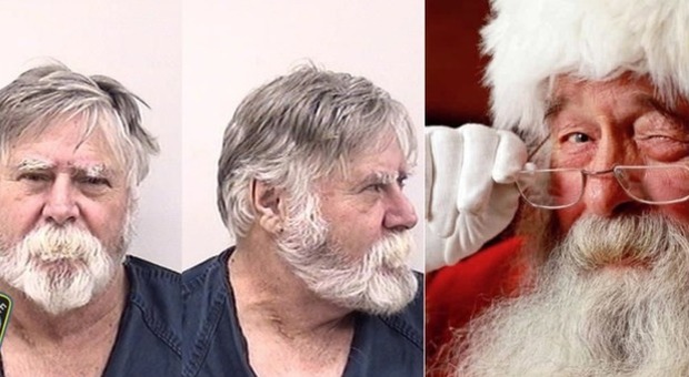 Rapinatore-Babbo Natale lancia migliaia di dollari ai passanti al grido di Merry Christmas e poi si lascia arrestare