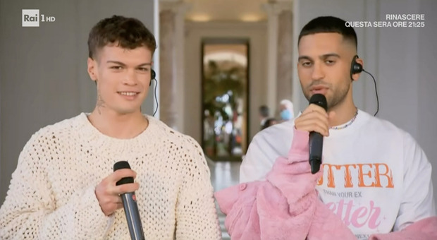 Mahmood e Blanco, a Domenica In nel “panico” per l'Eurovision: «Ma quando ci esibiamo?»