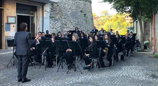 Rieti, tutto pronto per l'esibizione della banda musicale di Scandriglia all'abbazia di Farfa
