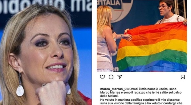 Giorgia Meloni risponde al ragazzo gay che ha fatto irruzione al comizio di Cagliari