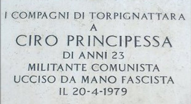 19 aprile 1979 Quando il missino Claudio Minetti accoltellò e uccise Ciro Principessa, del Pci