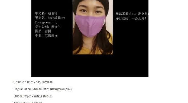 immagine Coronavirus, i messaggi degli studenti in quarantena a Wuhan: «Mamma, papà, sto bene»