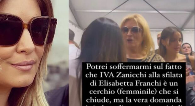 Selvaggia Lucarelli fa bodyshaming a Iva Zanicchi alla sfilata di Elisabetta Franchi: «Dove se li mette i suoi vestiti?»