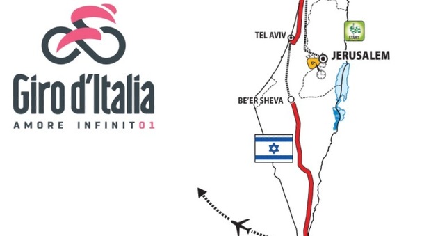 Giro d'Italia 2018 in Israele, svelato il percorso delle prime tappe