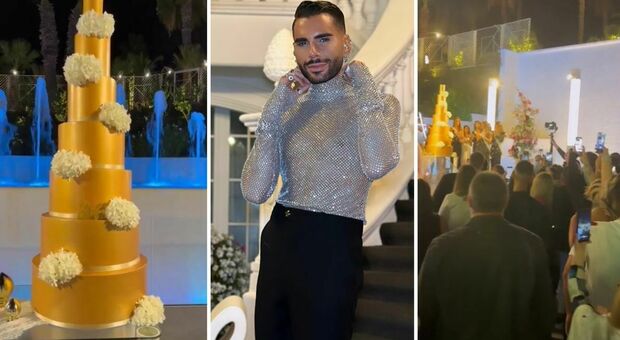 Federico Fashion Style, compleanno vip in Puglia: bagno di folla e torta imperiale. «La vita è un dono prezioso»