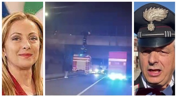 Bari, ragazza tenta il suicidio sul ponte: carabiniere la salva abbracciandola per 15 minuti. Meloni: «Eroi in divisa»
