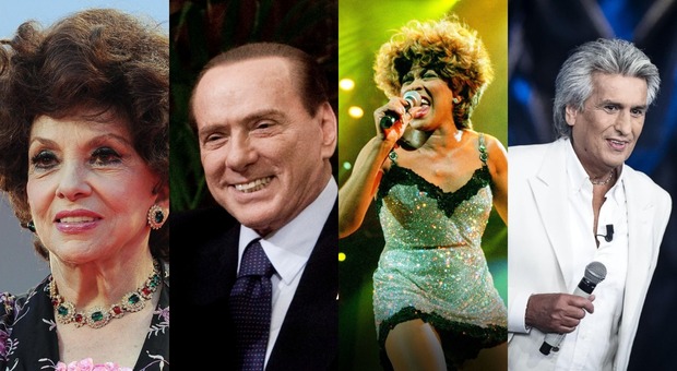Dalla Lollobrigida a Berlusconi, da Tina Turner a Costanzo: tutti i vip che ci hanno lasciato nel 2023