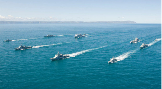 Esercitazioni militari delle flotte filippine