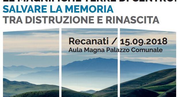 Terremoto nel Centro Italia, sabato a Recanati si parla di rinascita in un convegno