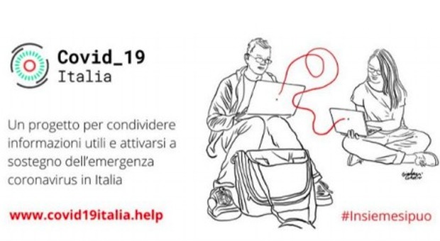 Coronavirus, nasce Covid19Italia.help l'aiuto on line per gli italiani a casa