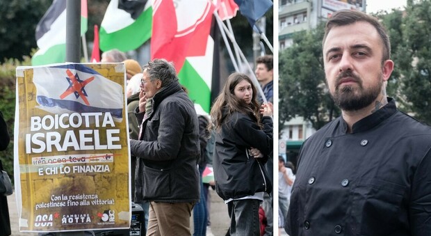 Chef Rubio fermato con una tanica da 5 litri di sangue animale: era diretto al sit-in anti-Israele alla Farnesina
