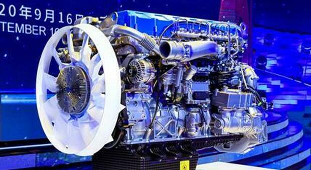 Il motore diesel di Weichai Group con efficienza termica oltre il 50%