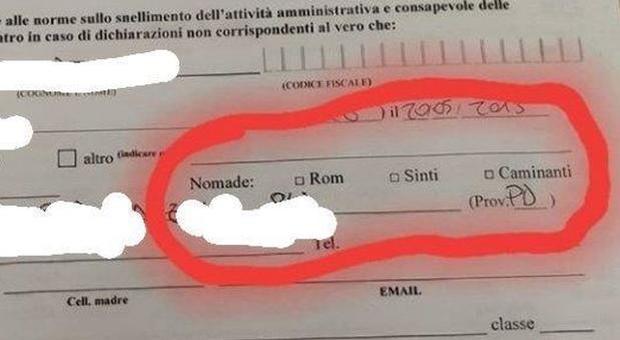 «Sei sinti o rom?», scuola richiede l'etnia sui moduli d'iscrizione. Polemica in Veneto
