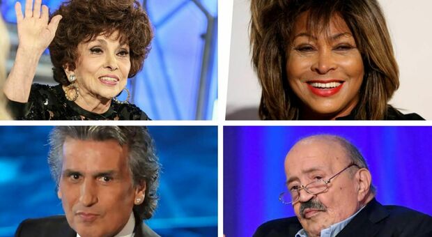 Personaggi famosi e vip di spettacolo e cultura morti nel 2023: da Gina Lollobrigida a Tina Tuner, da Toto Cutugno a Maurizio Costanzo