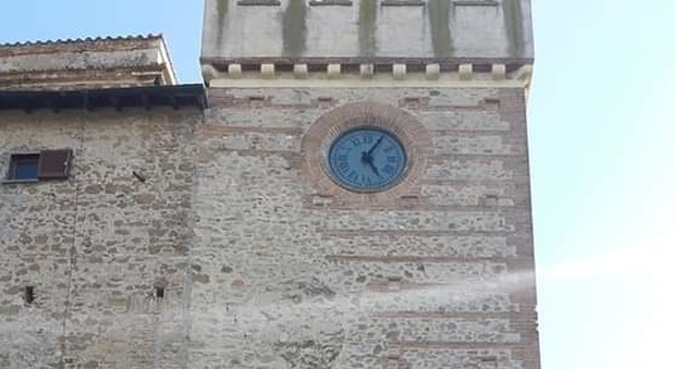 L'orologio della torre di Stimigliano