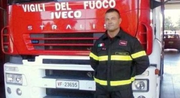 Il pompiere Alberto Velo