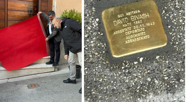 San Severino dedica una “pietra d'inciampo" a David Bivash, deportato e ucciso ad Auschwitz