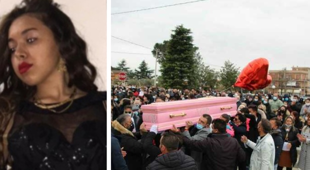 Roma: i funerali di Sheena, morta in un incidente con la polizia. Bara rosa, sfilano amici e parenti