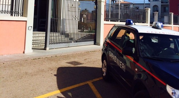 La caserma dei carabinieri di Olbia in Sardegna