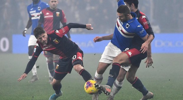 Genoa-Sampdoria, Gabbiadini colpisce a 5' dalla fine e fa felice Ranieri