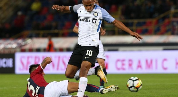 Bologna-Inter 0-3. Nainggolan trascina l'Inter, poi Candreva e Perisic completano la prima vittoria nerazzurra in campionato