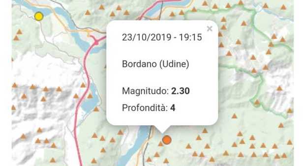 Scossa di terremoto in Friuli, sentita anche nel Pordenonese