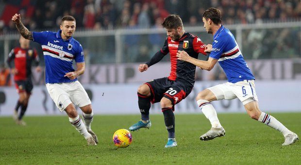 Gabbiadini graffia nel finale: Genoa-Sampdoria 0-1. Rossoblù all'inferno