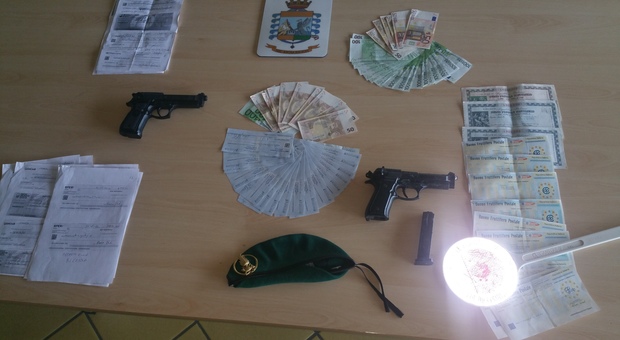 Due pistole con matricola abrasa ritrovate nel quartiere Piano Napoli di Boscoreale