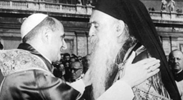 Paolo VI incontra Atenagora
