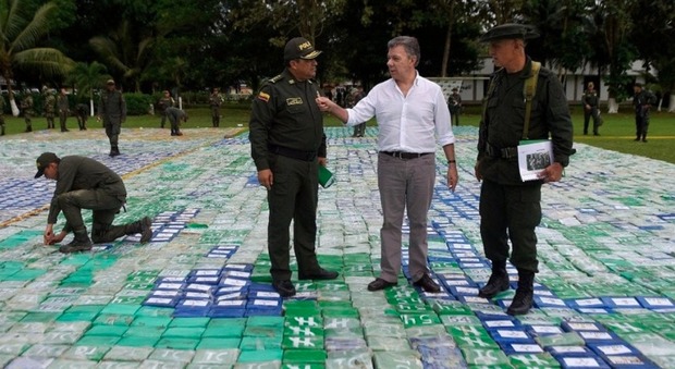 Colombia, sequestro di cocaina da record: 12 tonnellate per un valore di 360 milioni di dollari