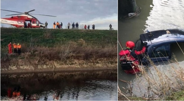 Zia e nipote morte in un canale vicino Pisa, rimaste incastrate nelle lamiere della loro macchina